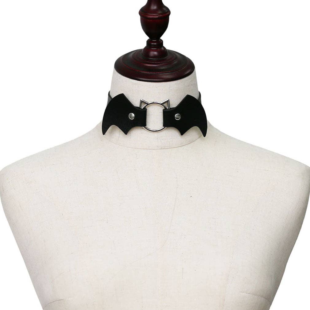Bat Leather Choker