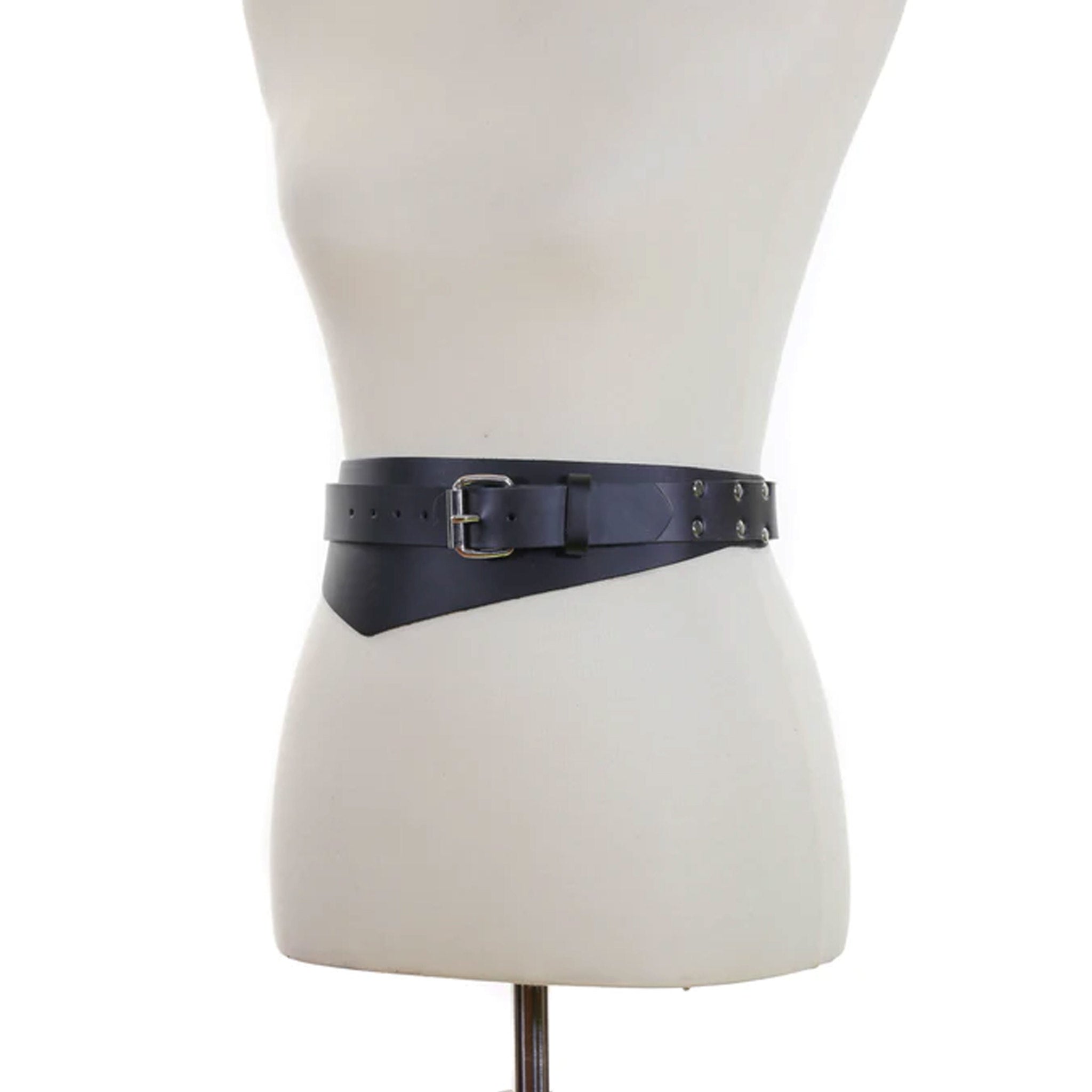 Leather Triangular Strap Belt