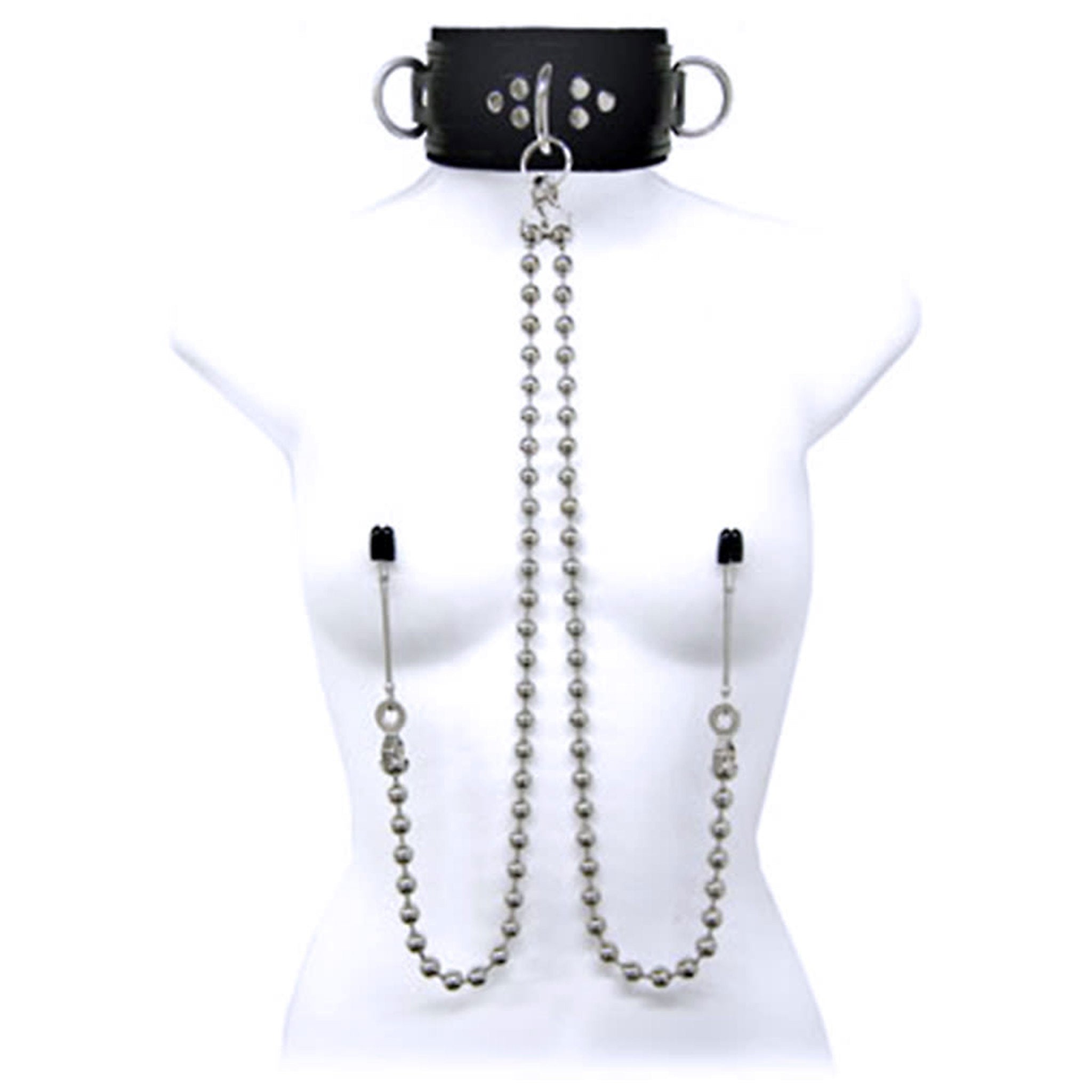 Collar W Tweezer Nipple Clamps