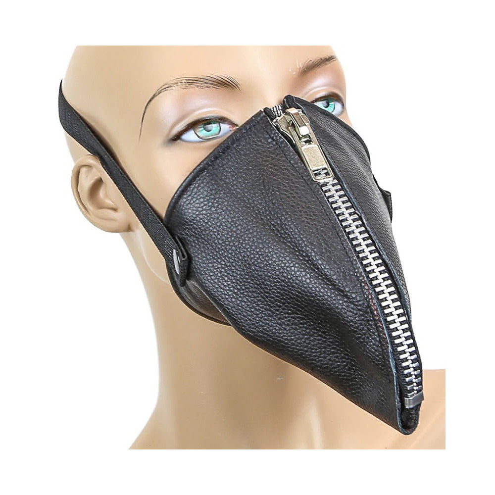 PVC Long Muzzle Zipper Mask