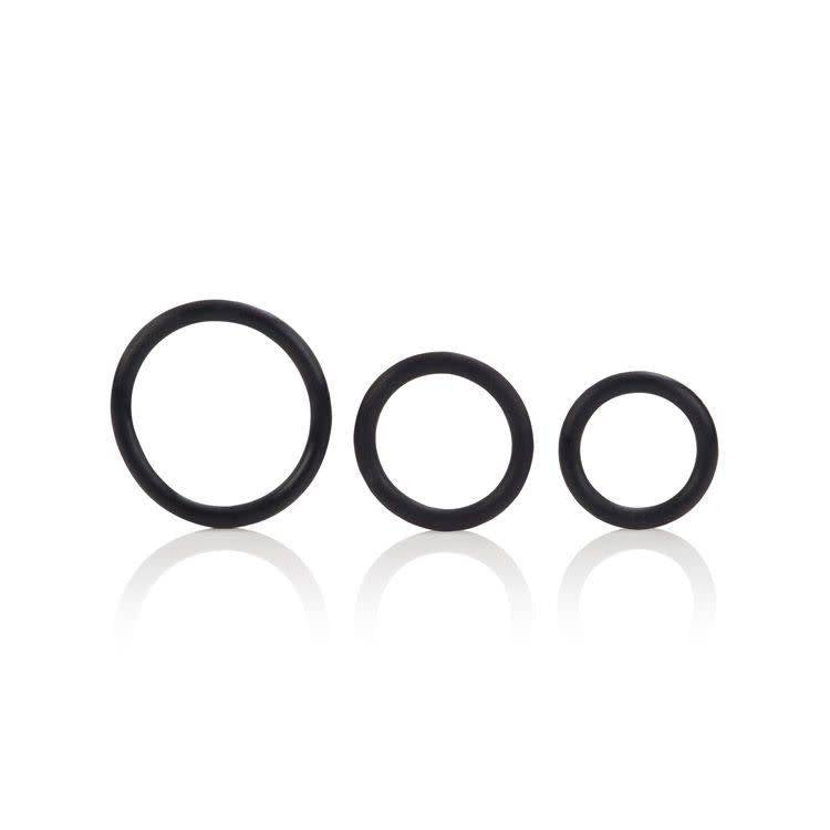 Rubber Cock Ring Set Of 3