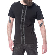 Mens T-Shirt with Ring Detail