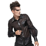 Gothic Sheer Button Up Shirt
