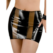 Latex Mini Skirt Coquette
