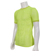 Mens Short Sleeve Fishnet Shirt