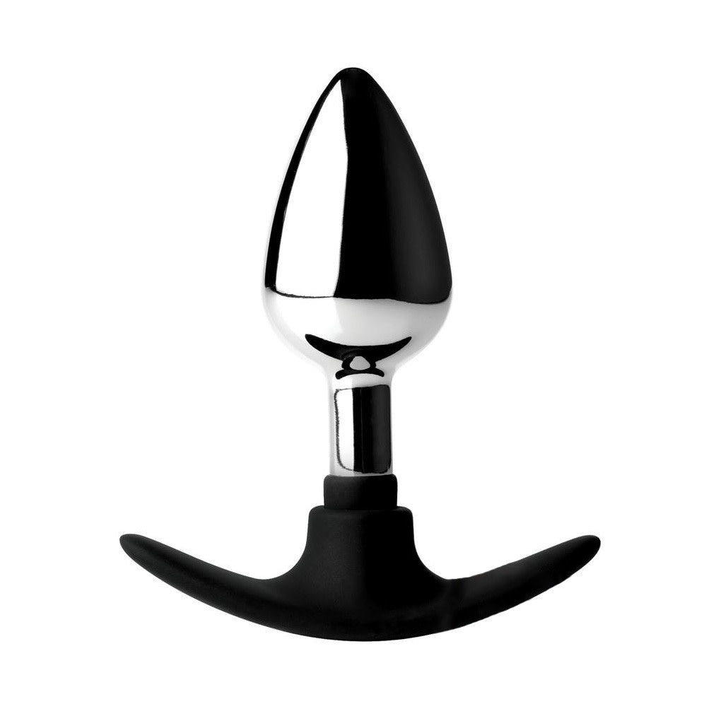 Master Series Dark Invader Metal & Silicone Anal Plug