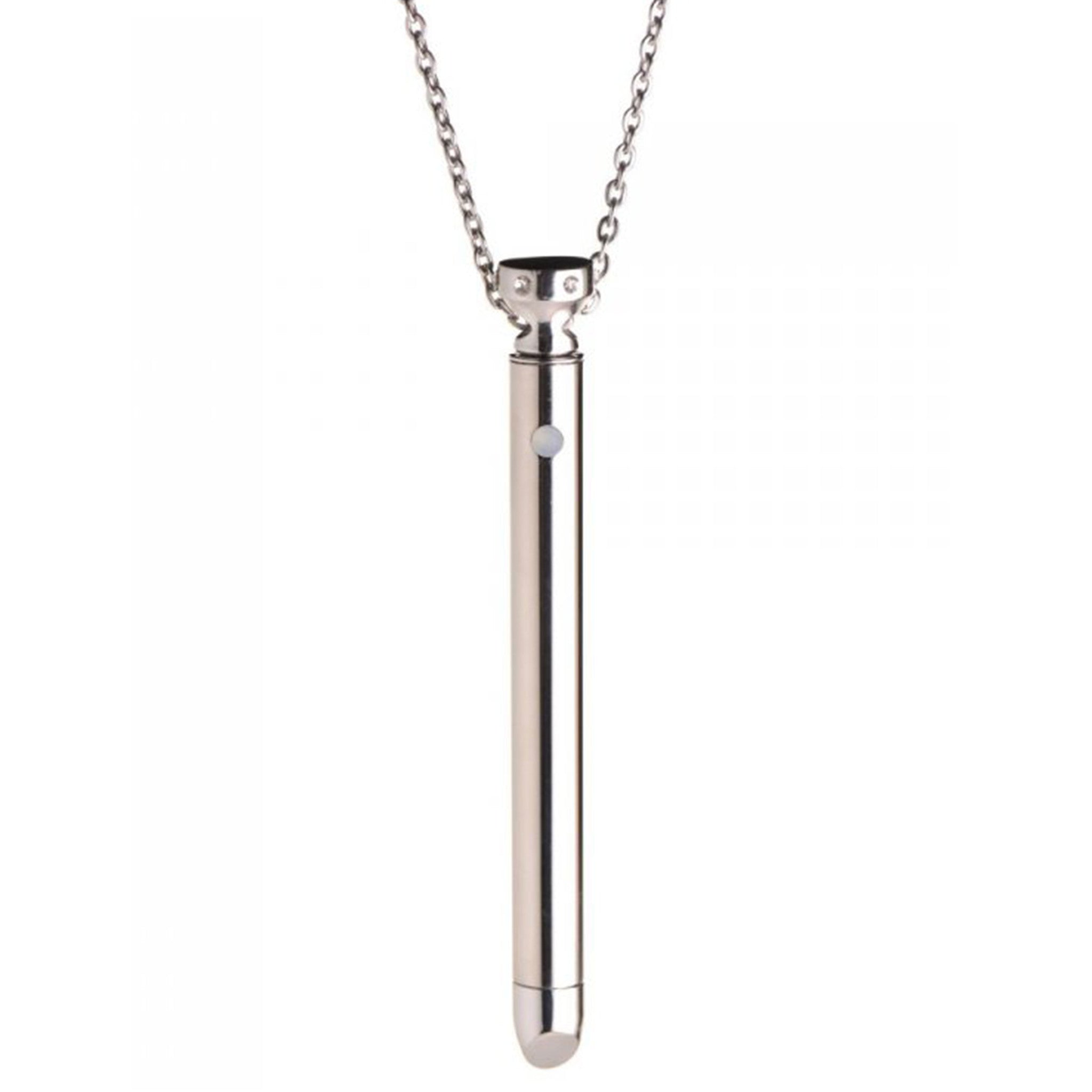 Charmed Rechargeable  7X Vibrating Bullet Necklace
