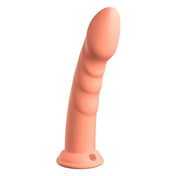 Dillio Platinum Super Eight Silicone Dildo 8in - Orange | High-quality platinum-cured silicone dildo with a strong suction cup base. Ideal for all experience levels and harness setups.






