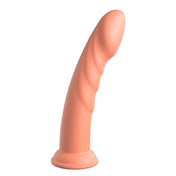 Dillio Platinum Super Eight Silicone Dildo 8in - Orange | High-quality platinum-cured silicone dildo with a strong suction cup base. Ideal for all experience levels and harness setups.






