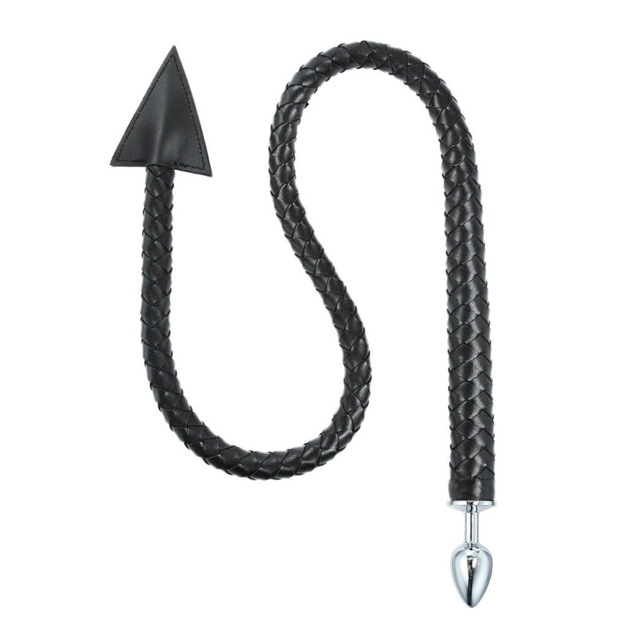 incubus plug, BDSM devil tail, impact play anal plug, fantasy roleplay butt plug.