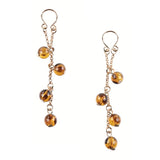 Amber Hanging Beads Nipple Jewelry