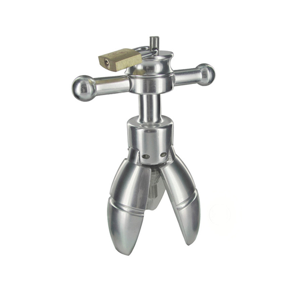 Steel Anal Lock Expanding & Locking Butt Plug Fetish Factory Steel Anal Lock Expanding & Locking Butt Plug Fetish Factory